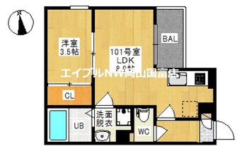 間取図 REGALEST 平井