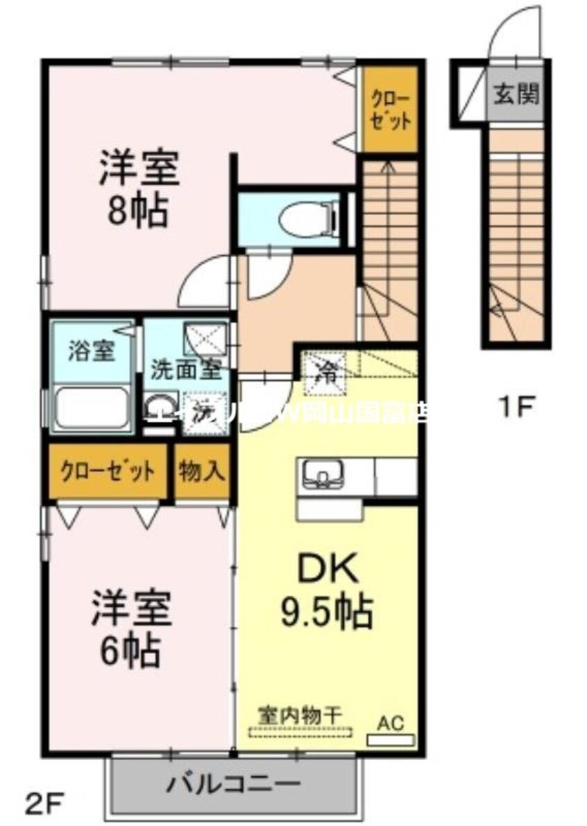 間取図 アルカディアＥ棟