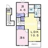 赤穂線（岡山県内）/西大寺駅 徒歩39分 2階 築25年 2LDKの間取り