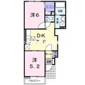 ベル　アルカンシエル　Ｂの間取図