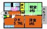 山陽本線（中国）/和気駅 徒歩7分 1階 築23年 2DKの間取り
