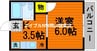 シスターグリーンマンション 1Kの間取り