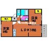 プレベルジュＢ 2LDKの間取り