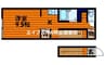 津山線/法界院駅 徒歩10分 2階 築15年 1Kの間取り