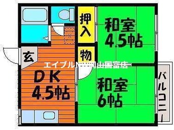 間取図 コーポコバシ