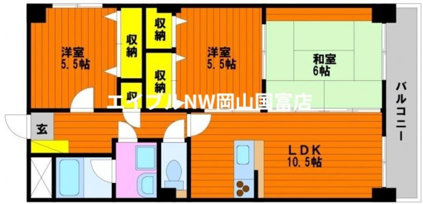 間取図 Ｆ・スペース