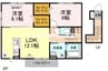 山陽本線（中国）/瀬戸駅 徒歩43分 2階 築6年 2LDKの間取り