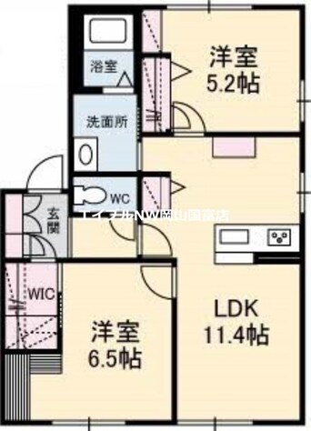 間取図 リヴィエールＡ棟