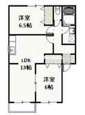 パストラーレ　Ｂの間取図