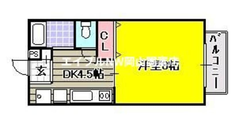 間取図 コスモス・インハイツＡ