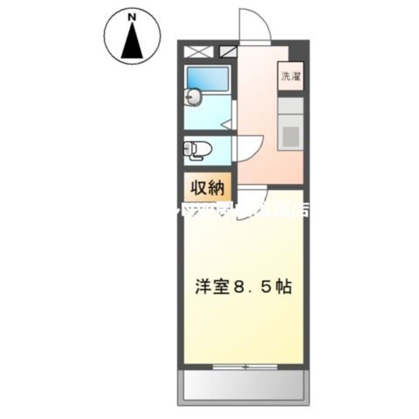 間取図 クラージュ