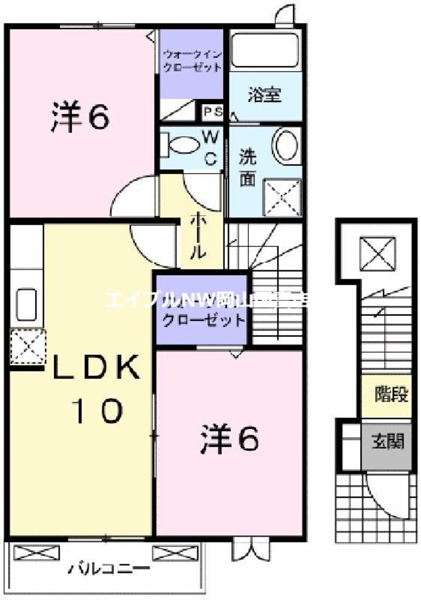 間取図 サンティエ