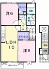 赤穂線（岡山県内）/香登駅 徒歩22分 2階 築16年 2LDKの間取り