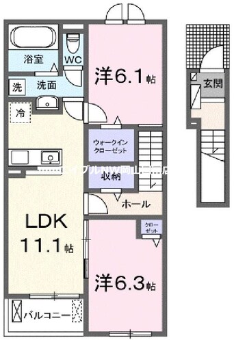 間取図 リップルガーデンＦ