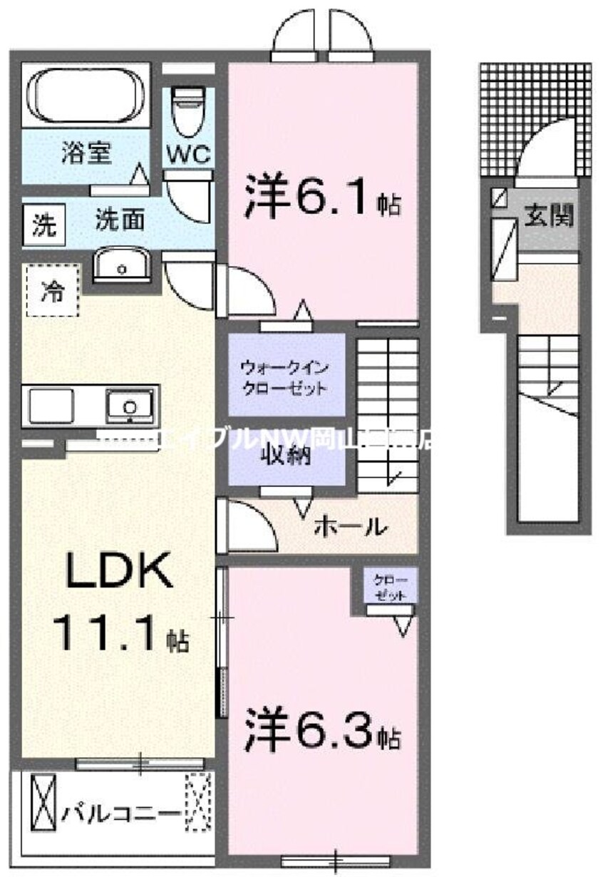 間取図 リップルガーデンＦ