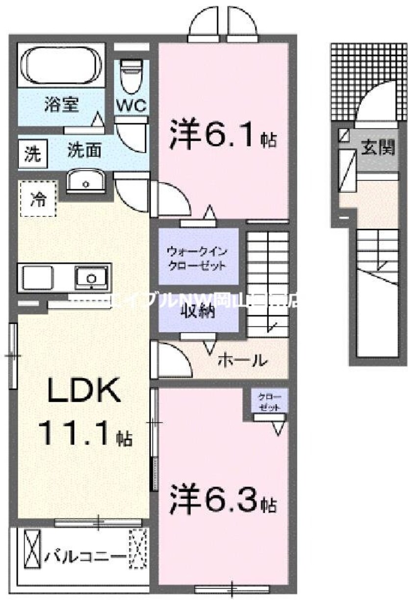 間取図 リップルガーデンＦ