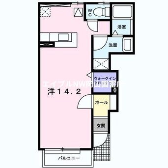 間取図 山陽本線（中国）/高島駅 徒歩14分 1階 築18年