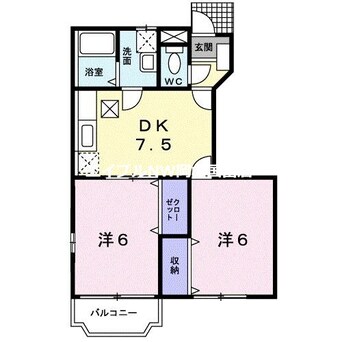 間取図 フォーチュネットＡ棟