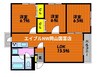 カーサソラーレ 3LDKの間取り