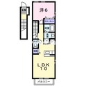 アニューレジデンスＦの間取図