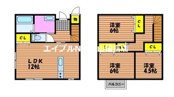 間取図 御成町借家