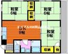 ＯＳレジデンス　Ｃ棟 3DKの間取り