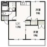 赤穂線（岡山県内）/大多羅駅 徒歩16分 2階 築27年 2LDKの間取り