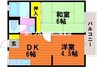 フェリーチェ倉田 2DKの間取り
