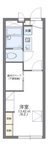 津山線/法界院駅 徒歩3分 1階 築20年 1Kの間取り