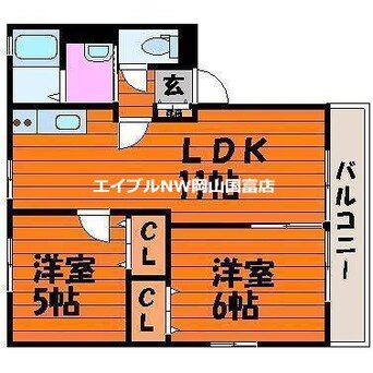 間取図 メゾンマーシュＡ