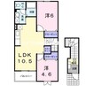 赤穂線（岡山県内）/伊部駅 徒歩22分 2階 築23年 2LDKの間取り