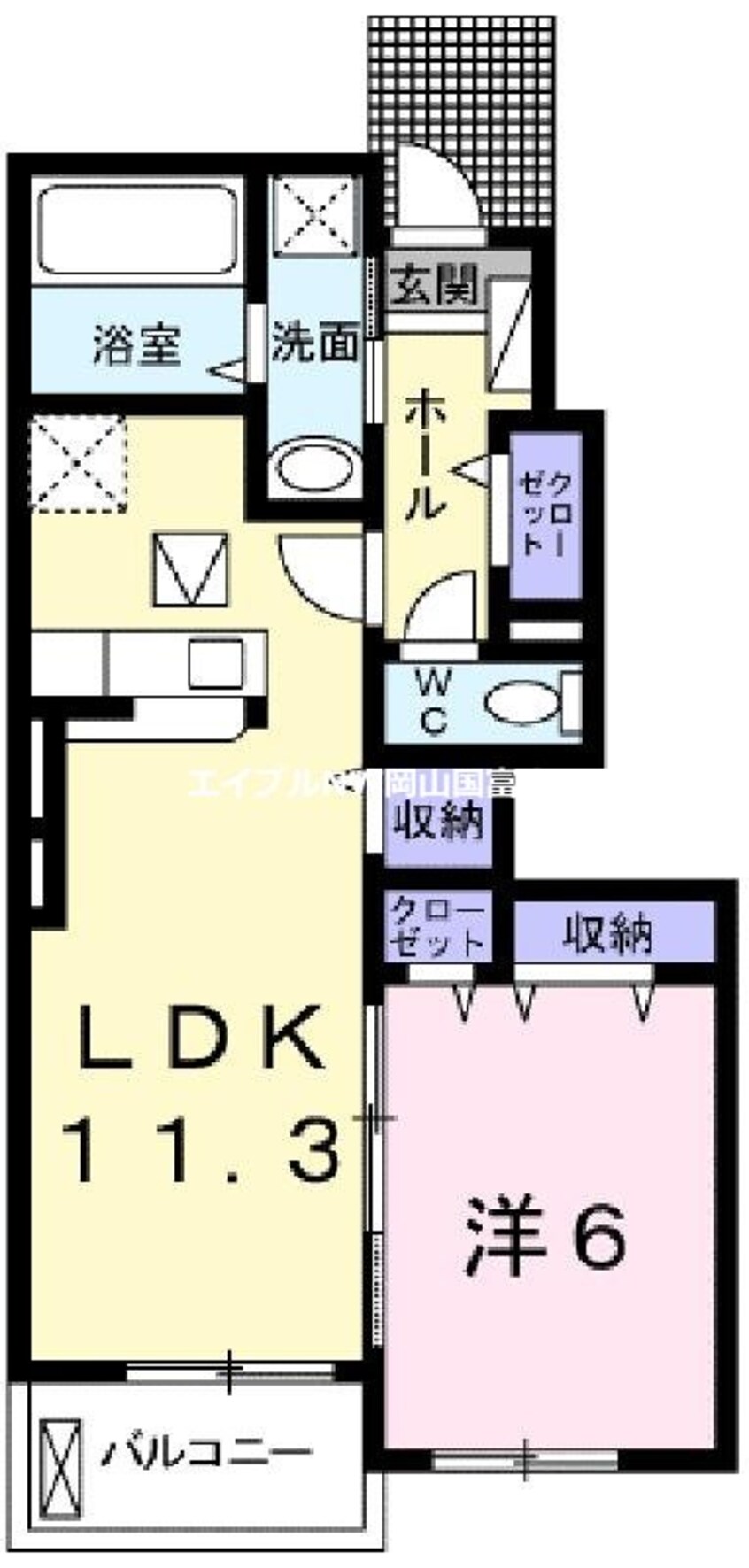 間取図 ガーデン古川