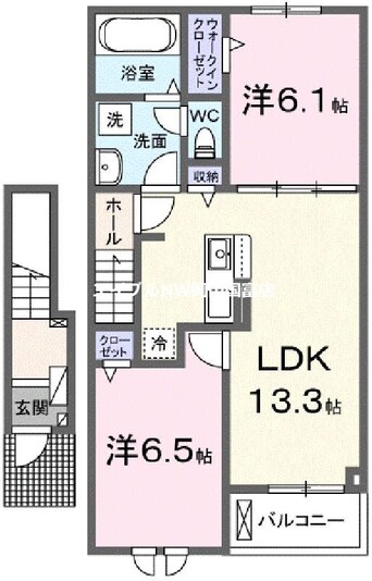 間取図 サンフォレストハルレイ