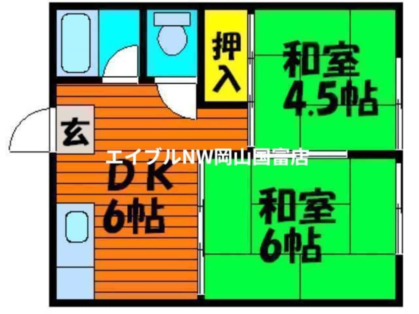 間取図 第三昌楽荘