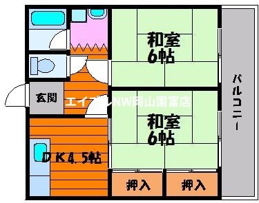 間取り図 ライトハイツ