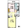 あかりⅡ 1LDKの間取り