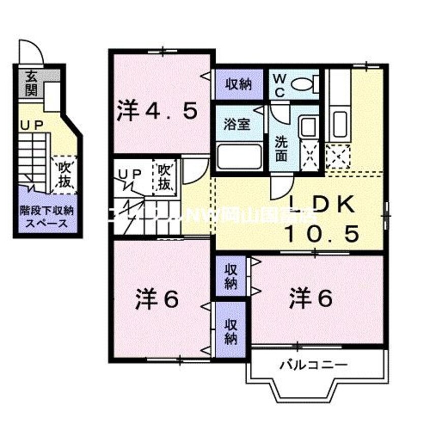 間取図 シェールＡ