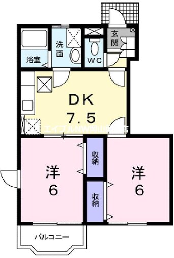 間取図 シャトーＦｕｊｉ