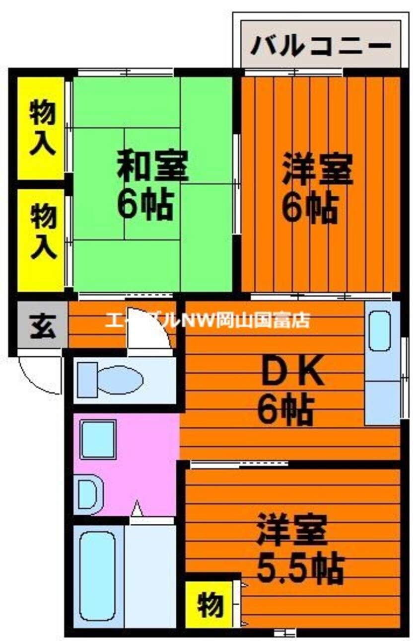 間取図 ハイツオアシス