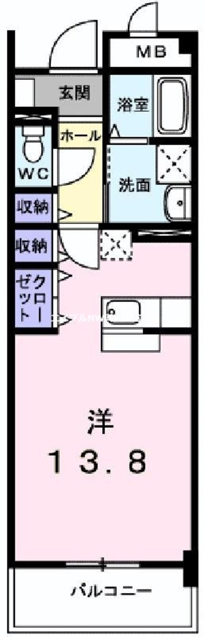 間取図 サンフォレスタ上道