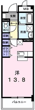 サンフォレスタ上道の間取図