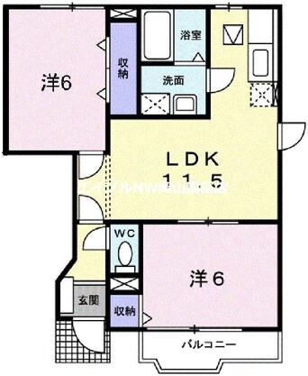 間取図 ファミール吉永Ａ