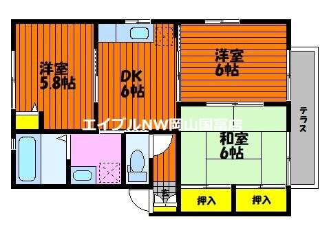 間取り図 メゾン・マスカットA棟