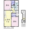赤穂線（岡山県内）/香登駅 徒歩27分 2階 築16年 2LDKの間取り