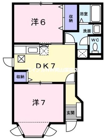 間取図 グリーンヒルズビラＡ