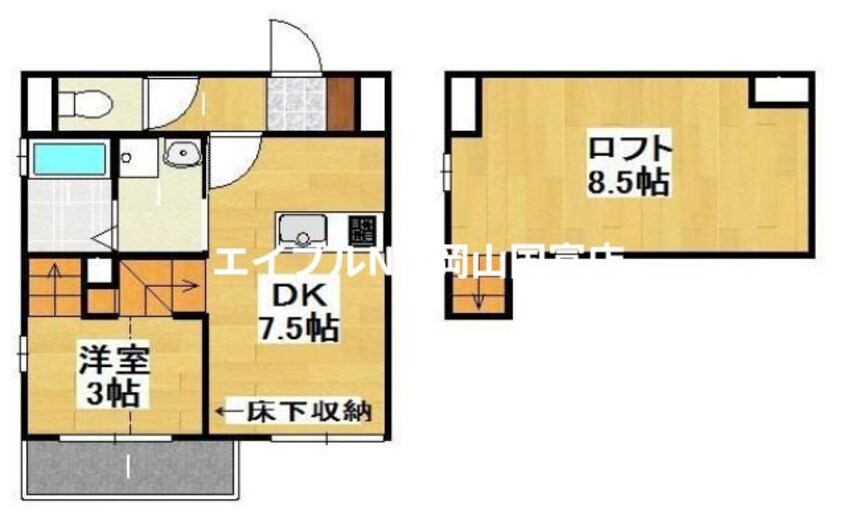 間取図 cuoreけやき通り