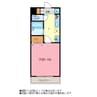 アンジュM 1Kの間取り