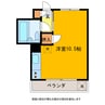 ヒーロー 1Rの間取り