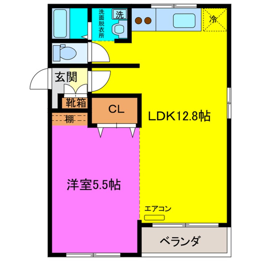間取図 メゾンドゥ天翔