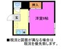 ハイツ宮川 1Kの間取り